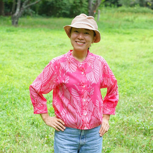 シャツ カンナ_愛情_チェリーピンク