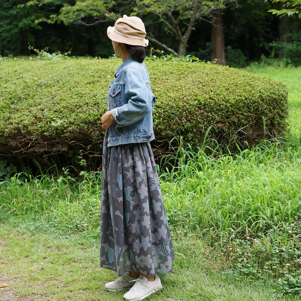ロングスカート スターフルーツ_シルエット