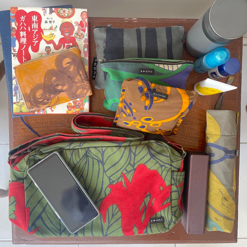 Shoulder bag "Kanna" desired_red