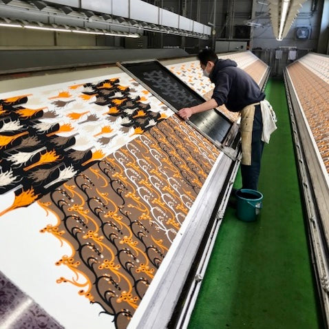 LAST1ストール「イネ」 オイシイネ!(シルク40%レーヨン60%)