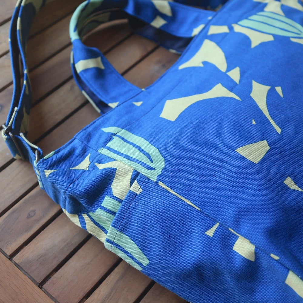 Shoulder tote "Starfruit" gift_star pattern