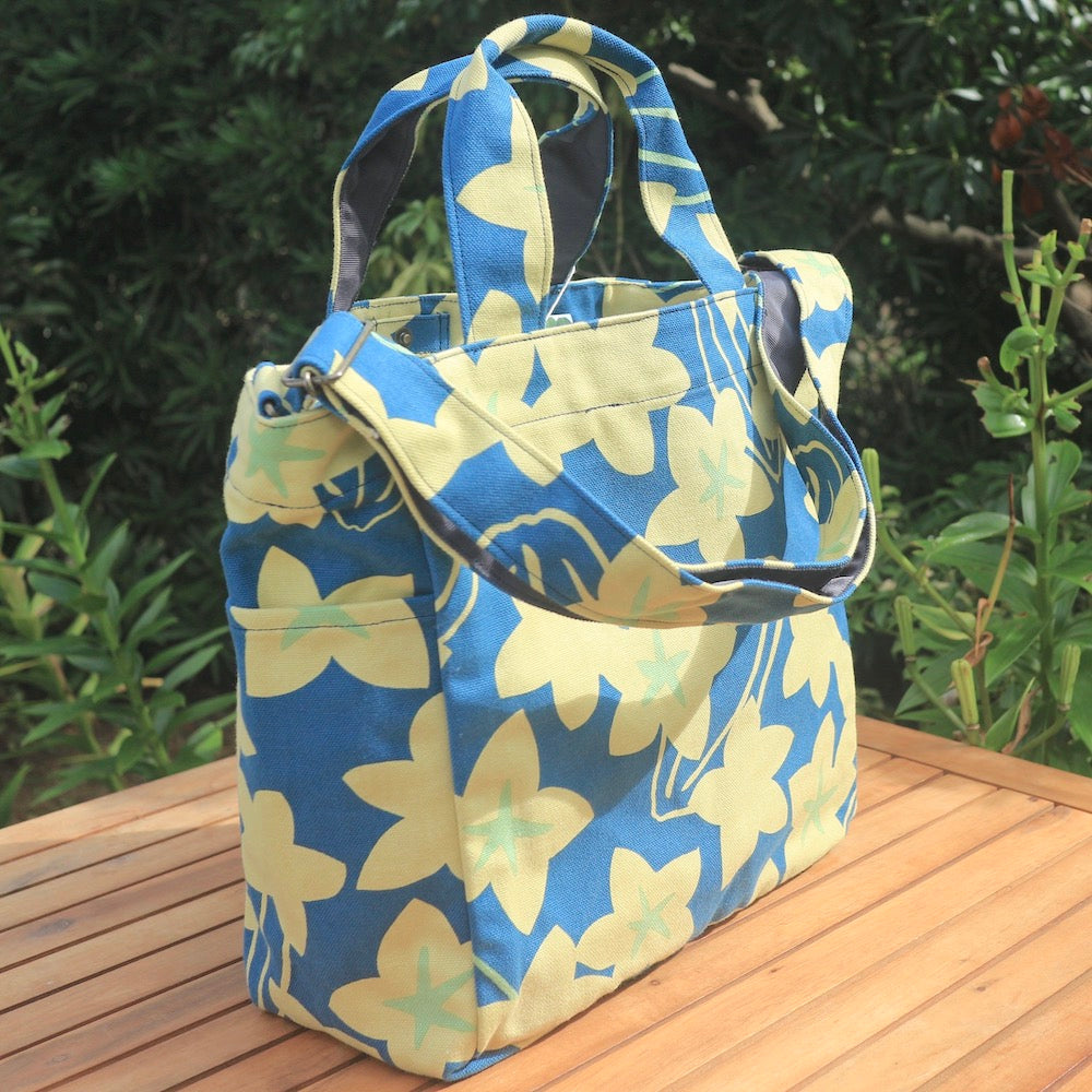 Shoulder tote "Starfruit" gift_star pattern