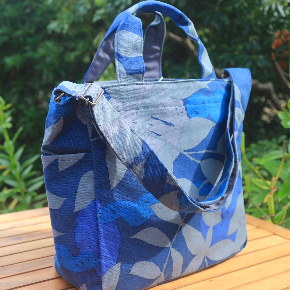 Shoulder tote "Starfruit" gift_star pattern