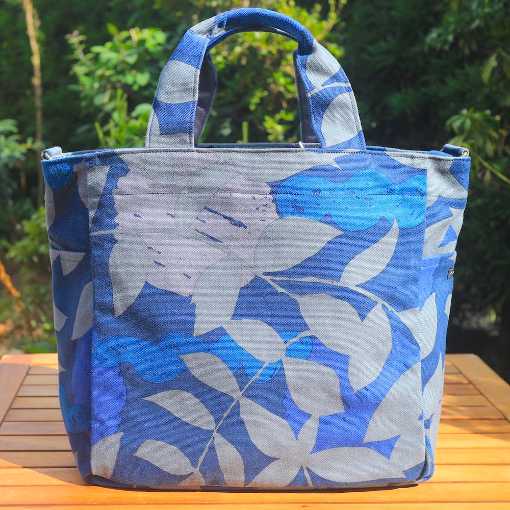 Shoulder tote "Starfruit" gift_star pattern