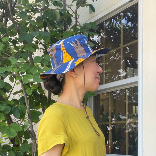 ハット(帽子)「イネ」オイシイネ!_ネイビー