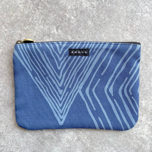 ポーチ 「ミチ」落ち着こう(ひし柄)