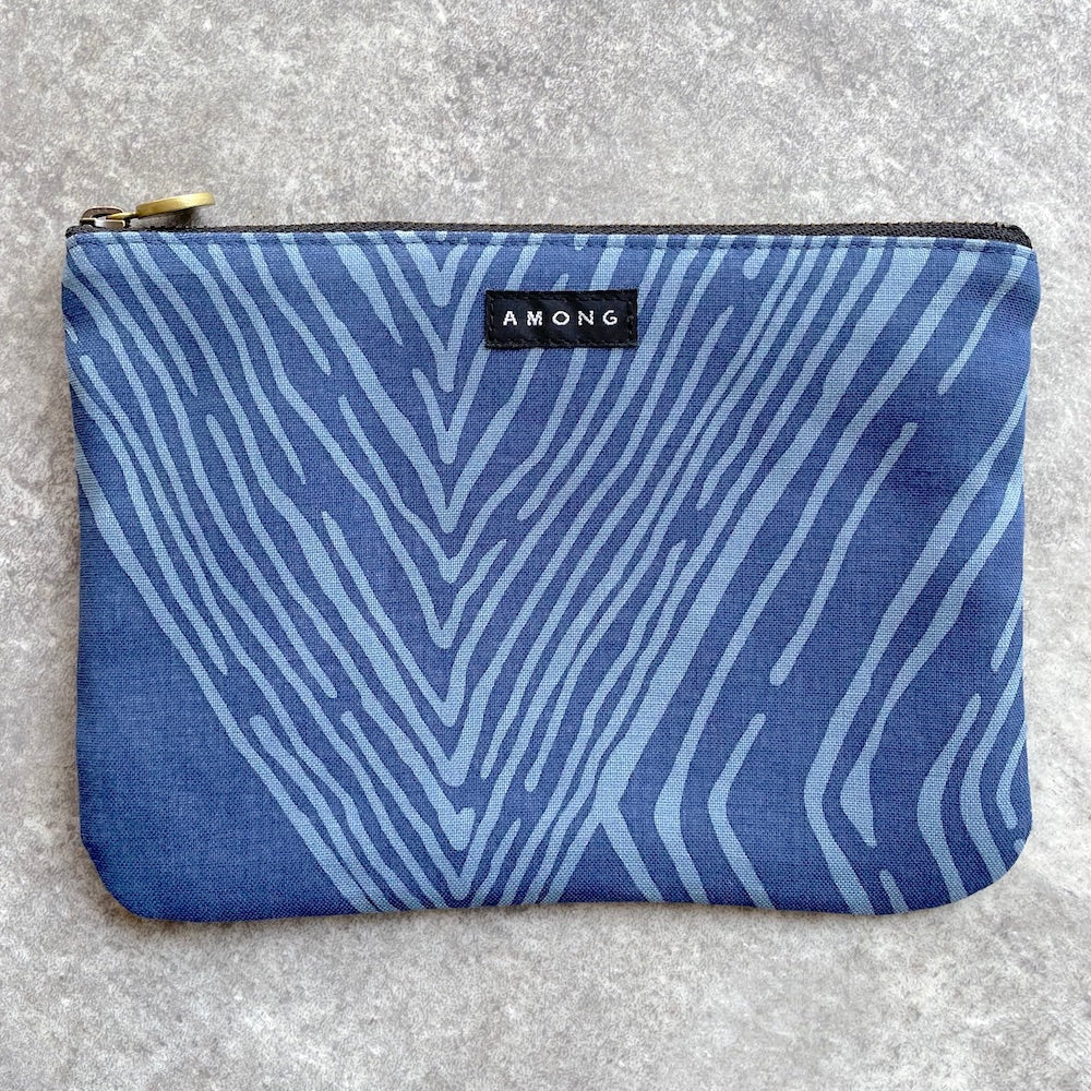 ポーチ 「ミチ」落ち着こう(ひし柄)2