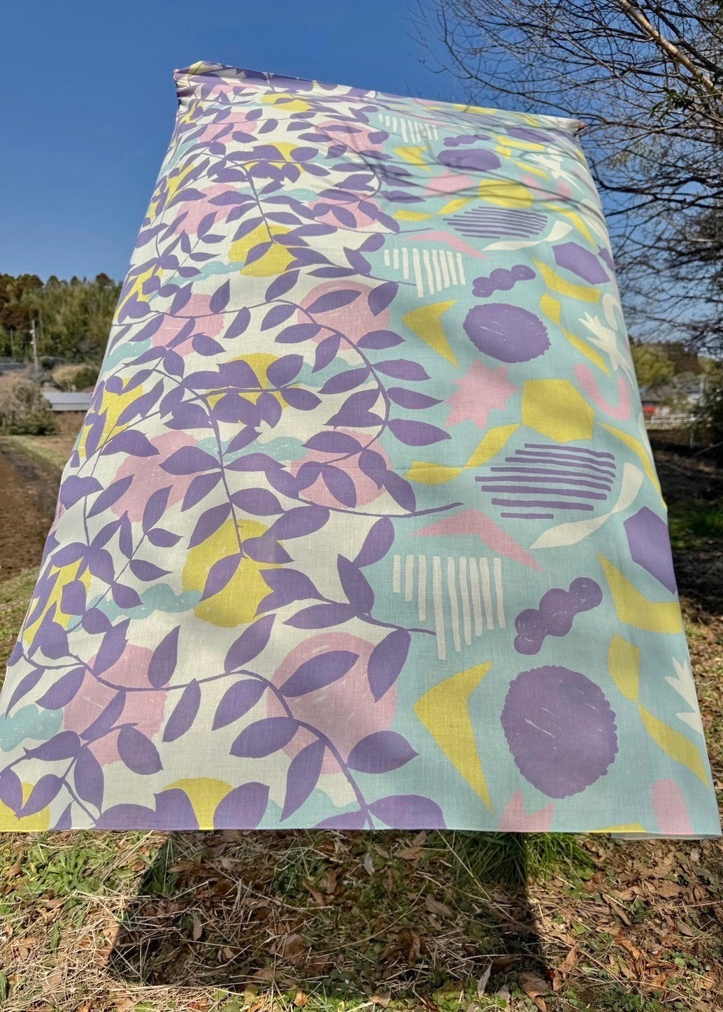 LAST1・ストール「テンキ」うららか(コットンシフォン100%)