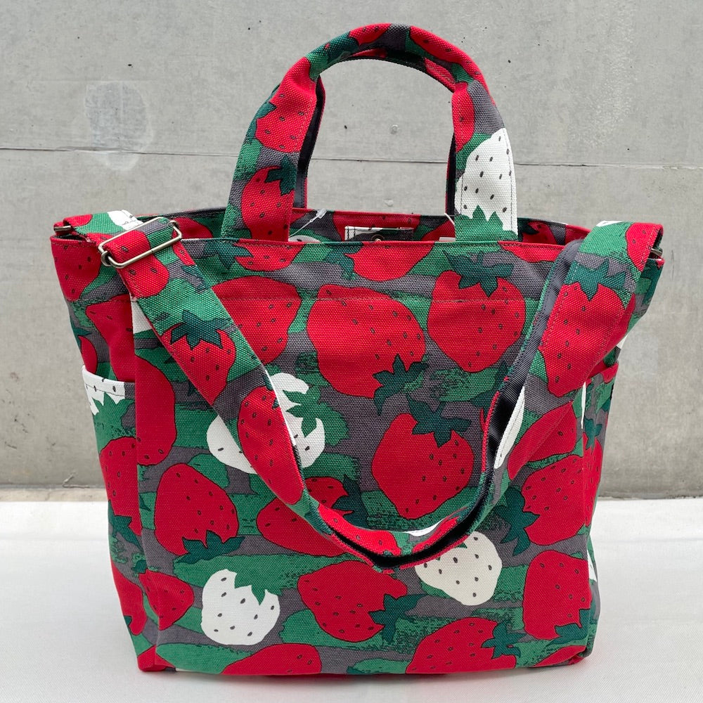 Shoulder tote bag "Ichigo Ichie(One life, one encounter)" Reunion_Large grain
