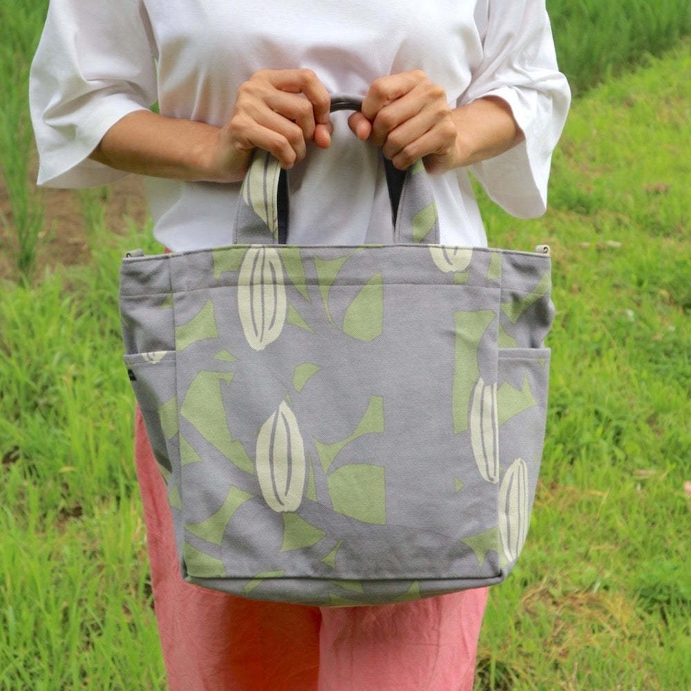 Shoulder Tote "Star Fruit" Gift_Wooden Pattern