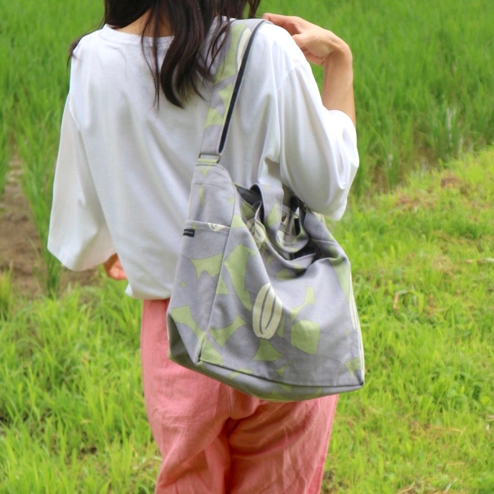 Shoulder Tote "Star Fruit" Gift_Wooden Pattern