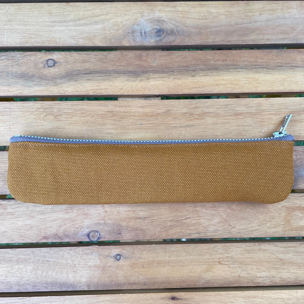 Pen case slim "Peach chestnut three years persimmon eight years" departure 4
