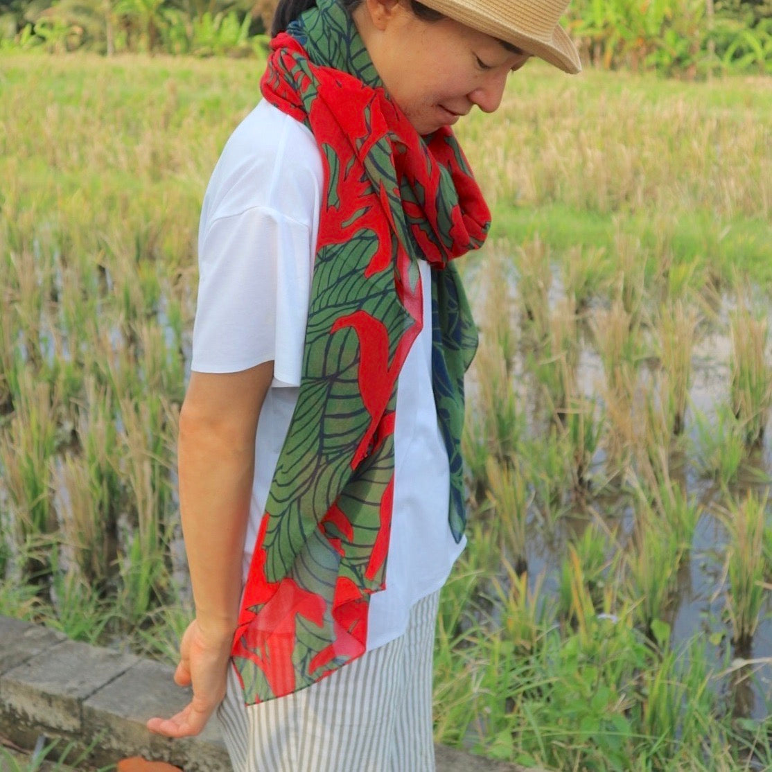 Stole “Kanna” desired (100% cotton)