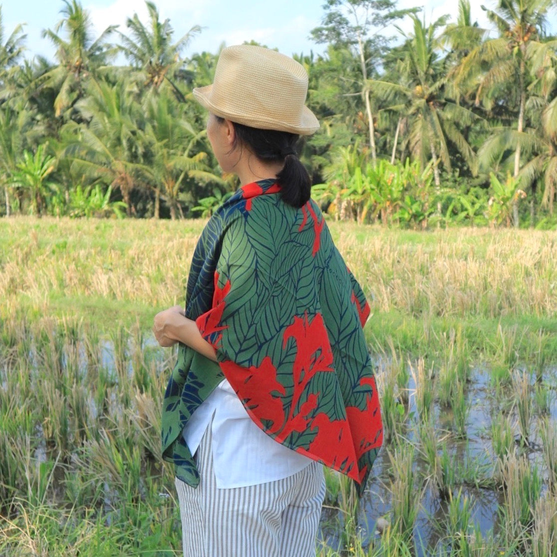 LAST1 ・Scarf “Kanna” desired (100% cotton)
