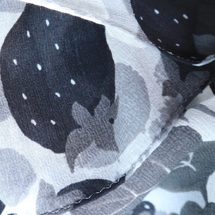 スカーフ「一期一会」おもいで(コットンシフォン100%)