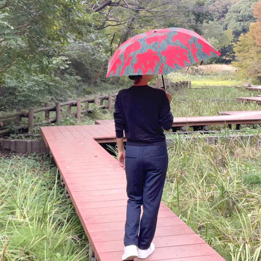 Folding umbrella "Kanna" desired_red