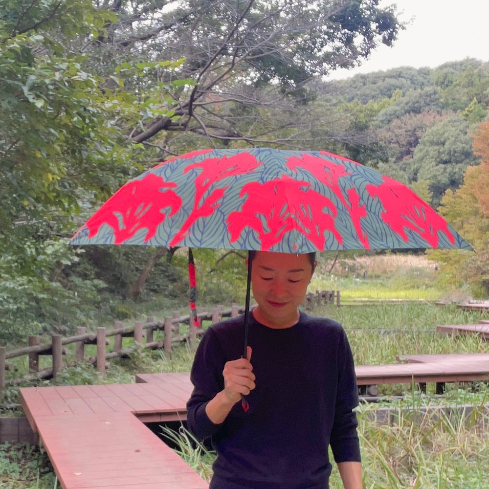 Folding umbrella "Kanna" desired_red