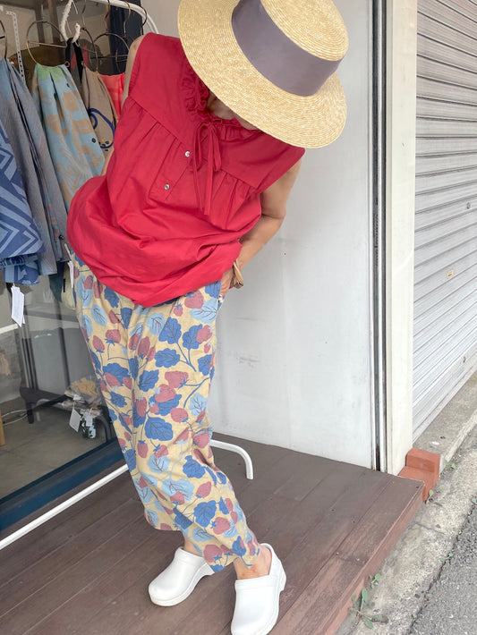 LAST1 Pants "Ichigo Ichie(One life, one encounter)" Relaxation_Small grain