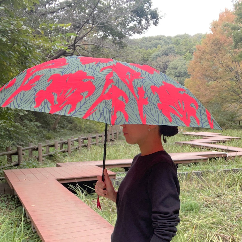Folding umbrella "Kanna" desired_red