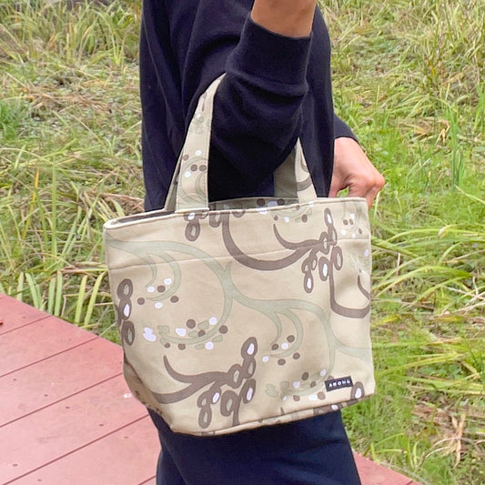 LAST1 トート (S)「イネ」アイタイネ!_田んぼ柄