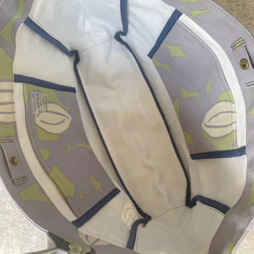 トート (M・サイドポケット付)「スターフルーツ」ギフト_木柄