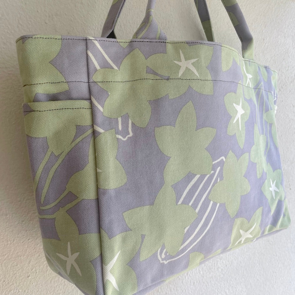 トート (M・サイドポケット付)「スターフルーツ」ギフト_星柄