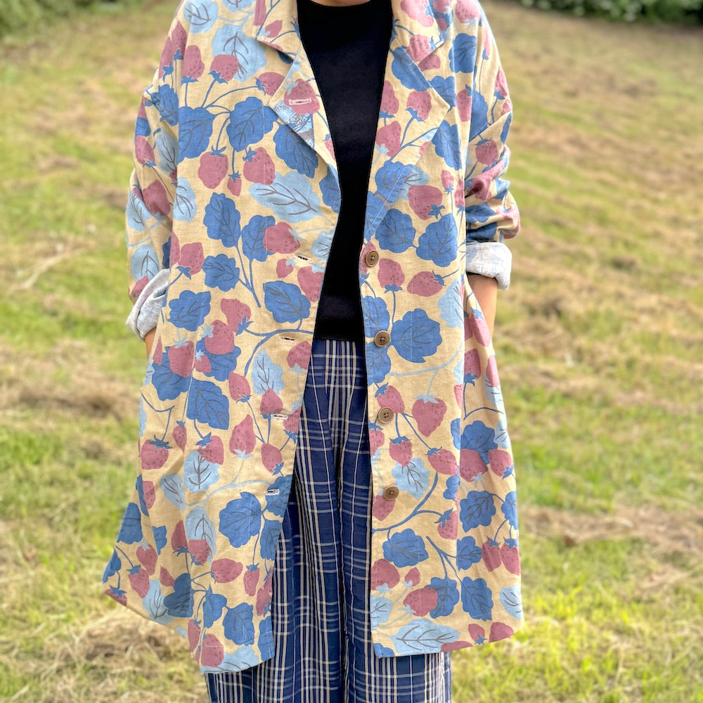 LAST1リネンコート「一期一会」やすらぎ_小粒