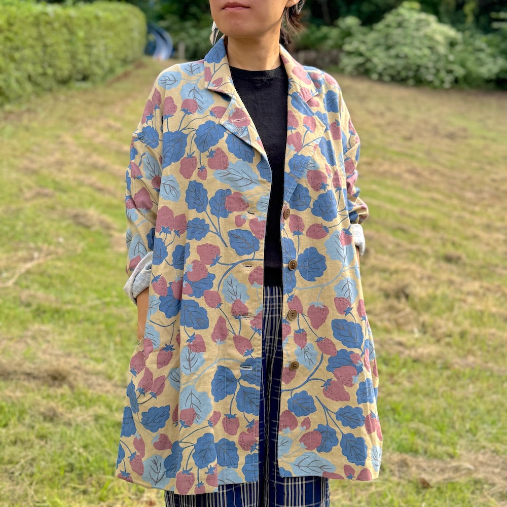 LAST1リネンコート「一期一会」やすらぎ_小粒