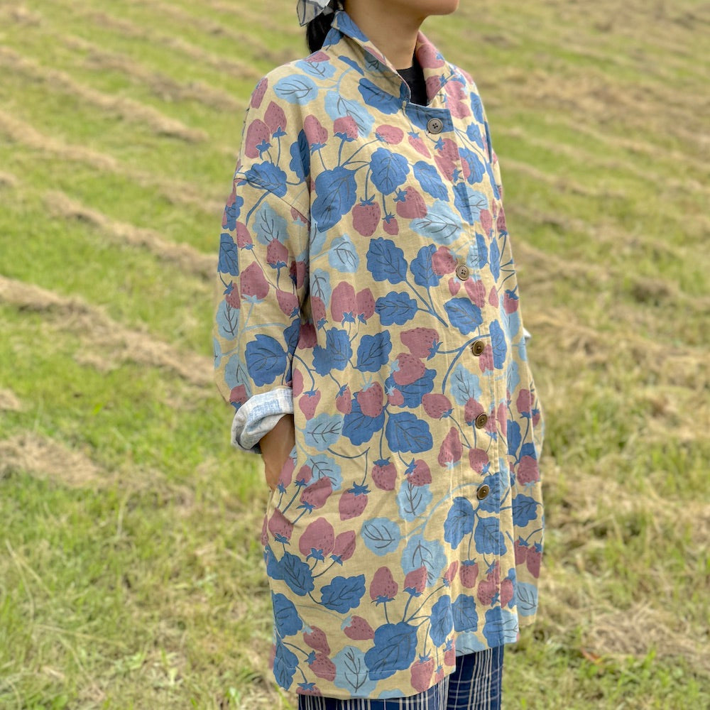 LAST1リネンコート「一期一会」やすらぎ_小粒