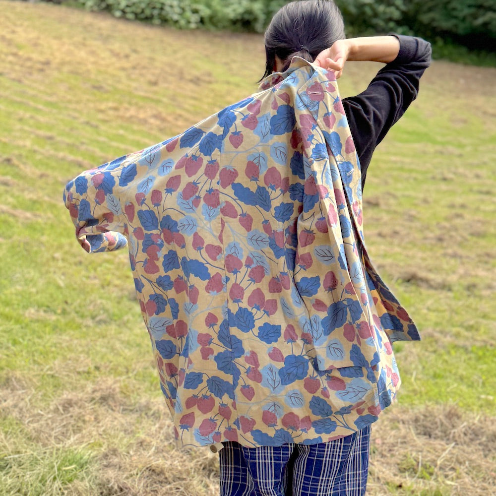 LAST1リネンコート「一期一会」やすらぎ_小粒