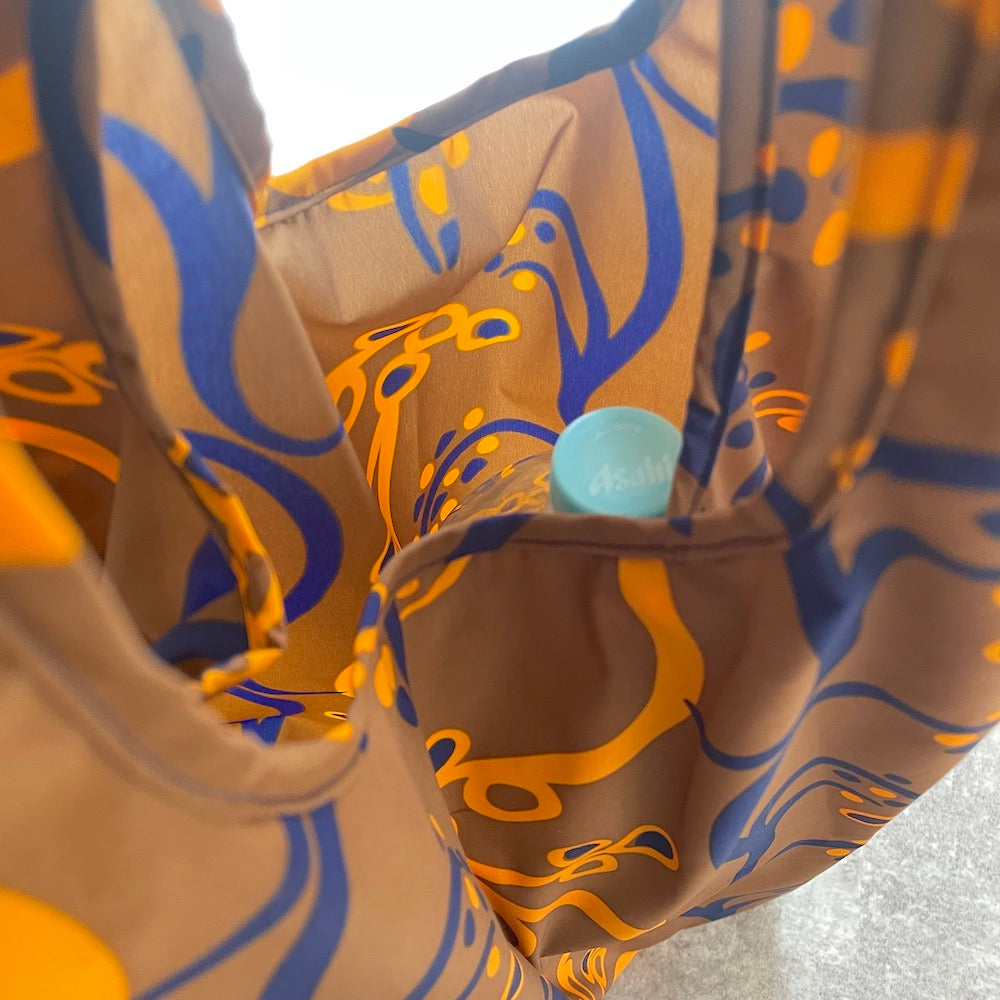 マルシェバッグ「イネ」オイシイネ!_ブラウン