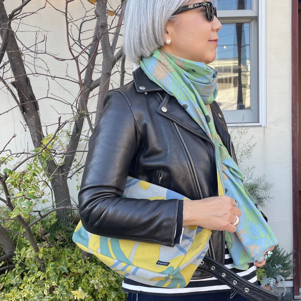 ストール「スパイス」アレンジ(コットン75%レーヨン25%)