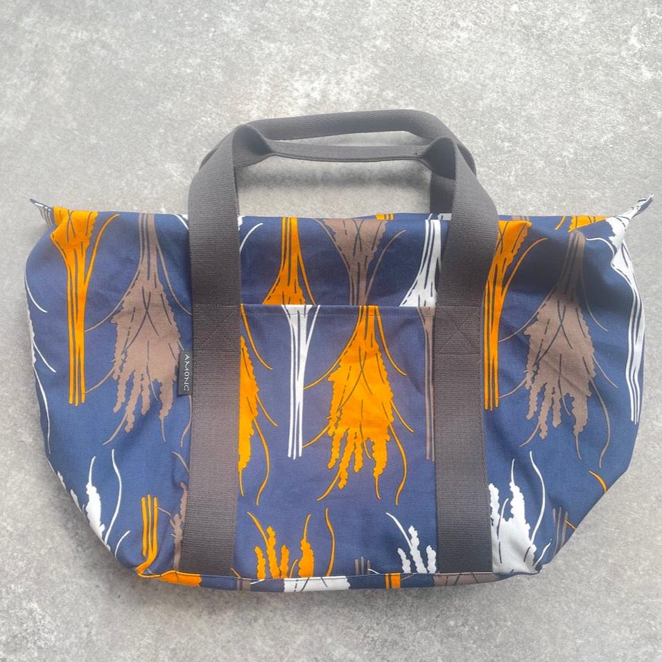 ボストンバッグ「イネ」オイシイネ!_ネイビー