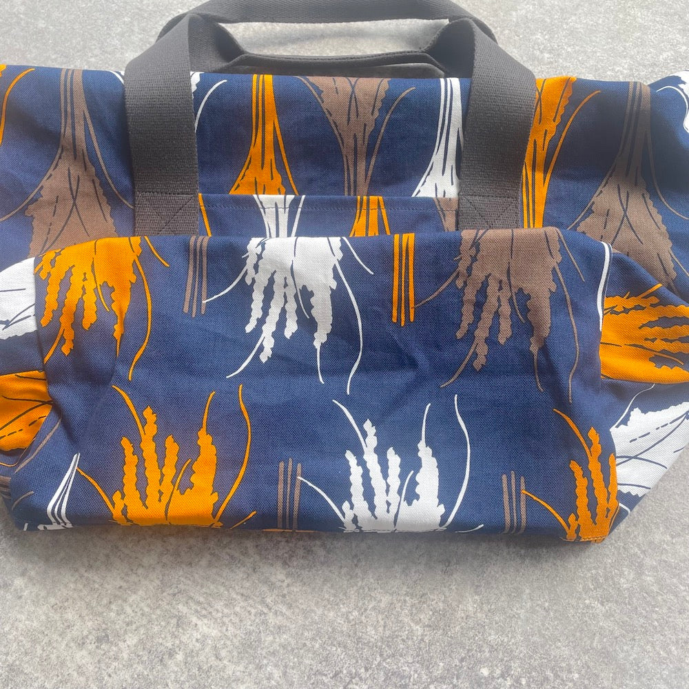 ボストンバッグ「イネ」オイシイネ!_ネイビー