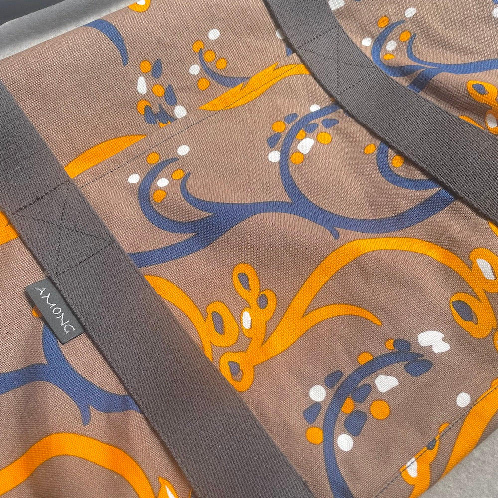 ボストンバッグ「イネ」オイシイネ!_ブラウン