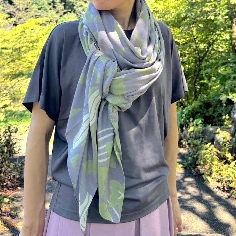 LAST1・ストール「スターフルーツ」ギフト(シルク40% レーヨン60%)