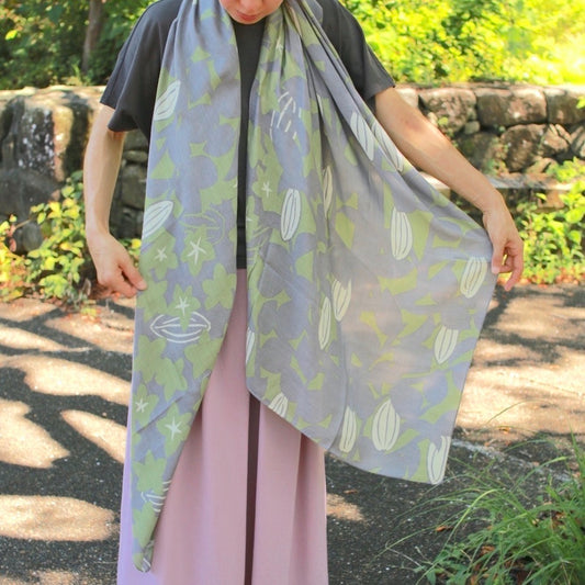 Stole "Starfruit" Gift (40% silk, 60% rayon)