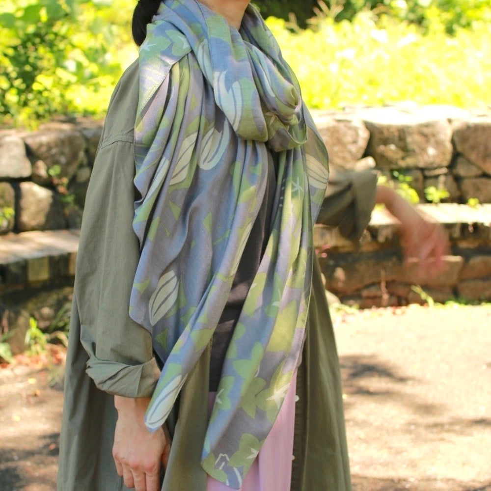 LAST1・ストール「スターフルーツ」ギフト(シルク40% レーヨン60%)