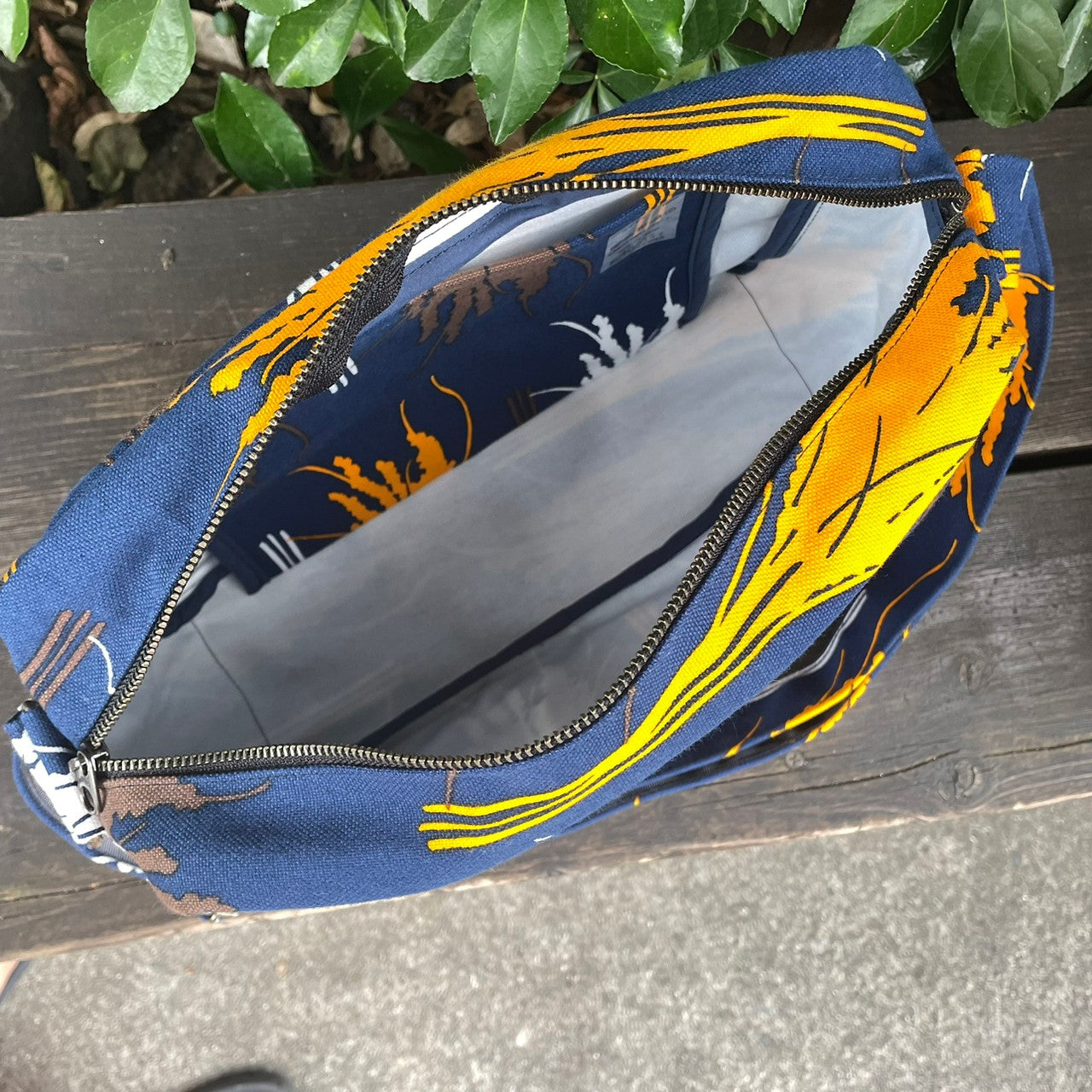 ショルダーバッグ 「イネ」オイシイネ!_稲穂(ネイビー)