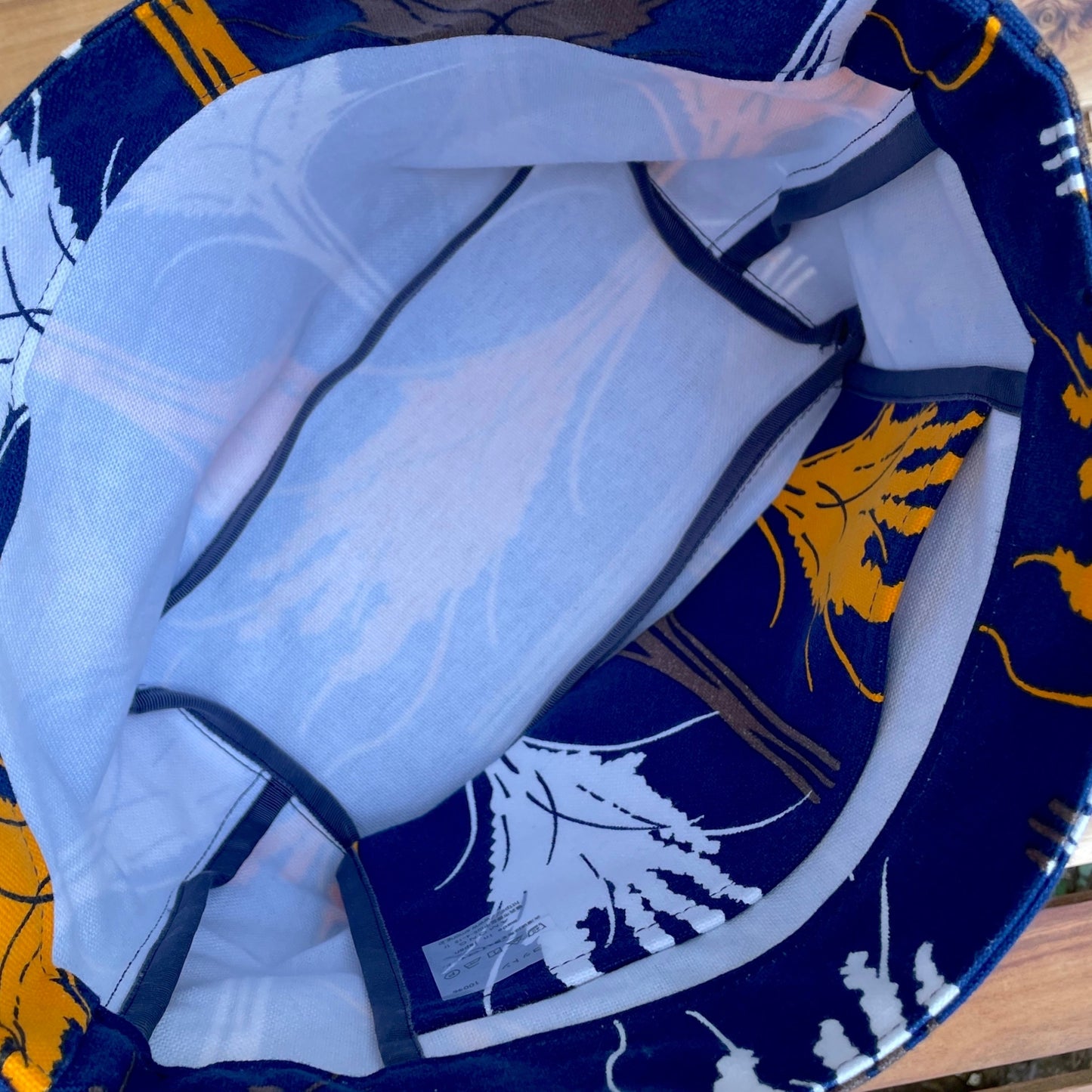 トート (S)「イネ」オイシイネ!_稲穂(ネイビー)