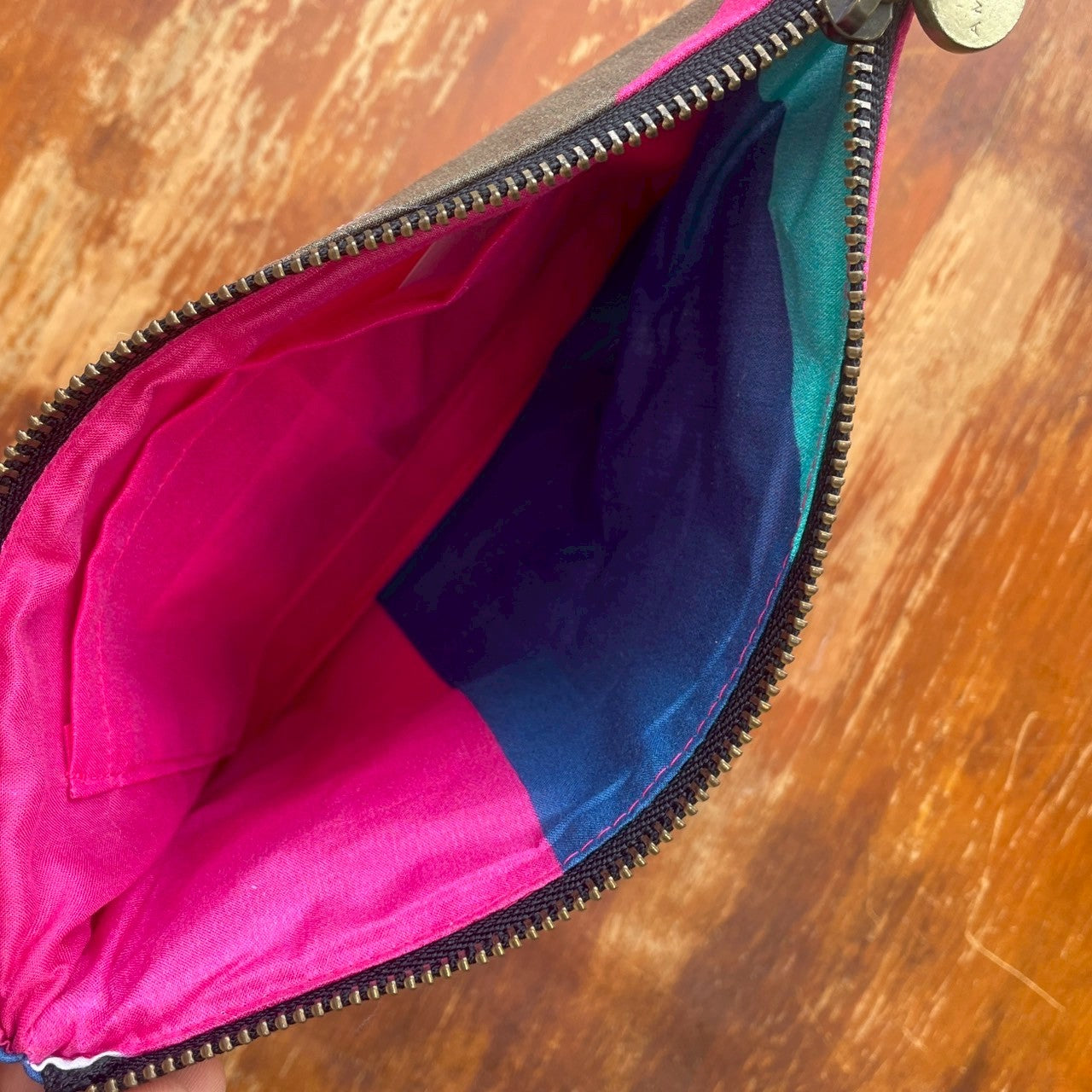 Pouch "Let's organize your path" (diamond pattern)