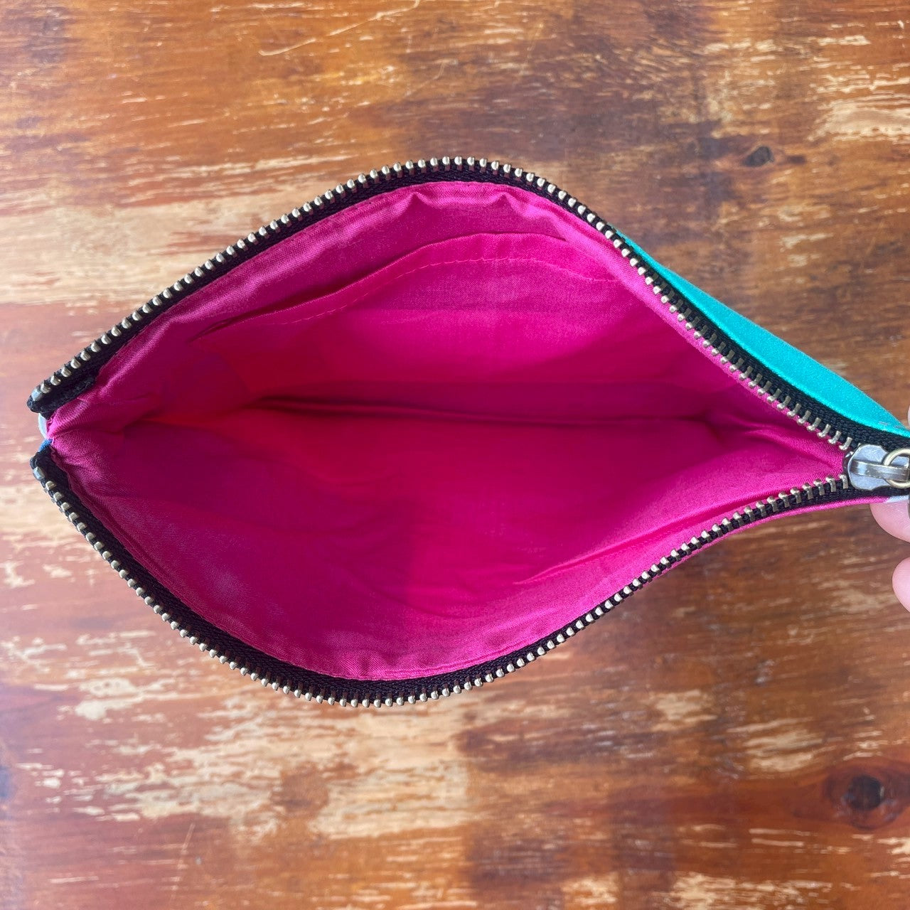 Pouch "Let's organize your path" (diamond pattern)