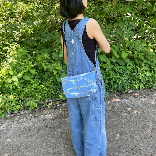 ミニショルダー 「水を得た魚」Swim! ブルーベース