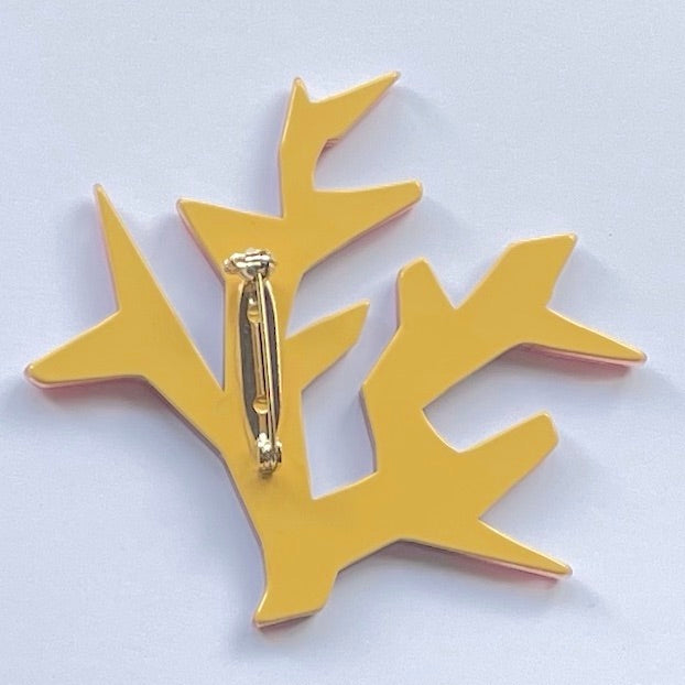 ブローチ「サンゴ」3