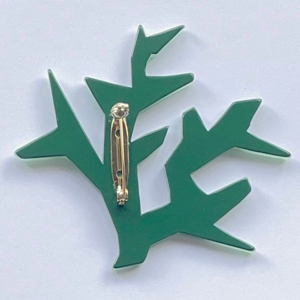 ブローチ「サンゴ」4