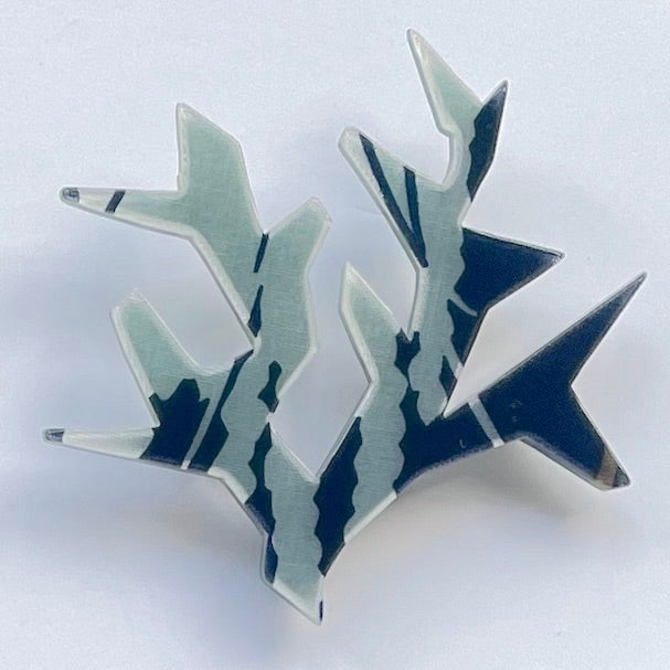 Brooch "Coral" 9