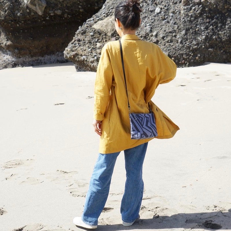 LAST1・ミニショルダー 「ミチ」見渡そう 幾何学柄