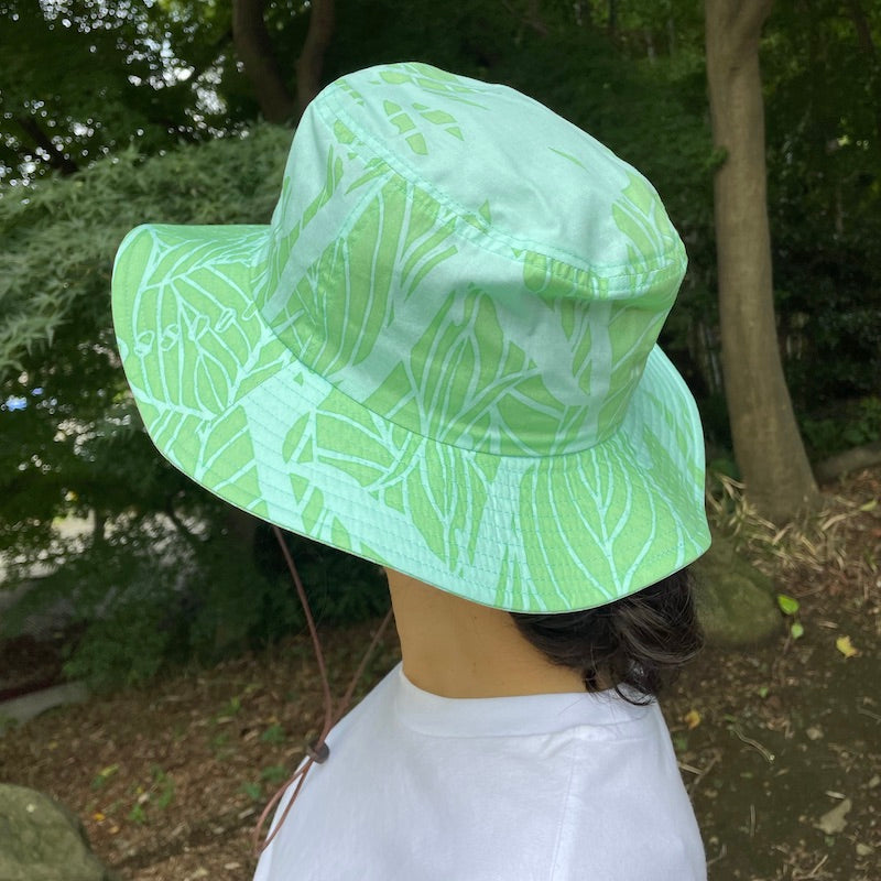 Hat (hat) "Kanna" fresh light green