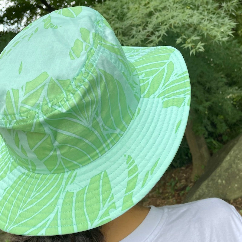 Hat (hat) "Kanna" fresh light green