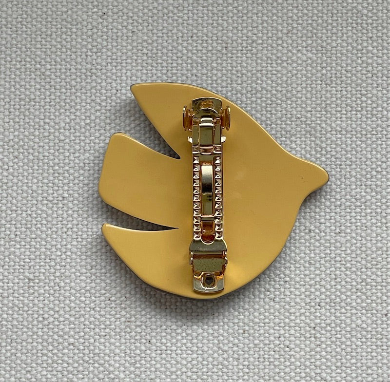 バレッタ「ヒヨドリ」3